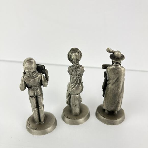 Dave Grossman Pewter Design Norman Rockwell Figurines - Picture 4 of 8
